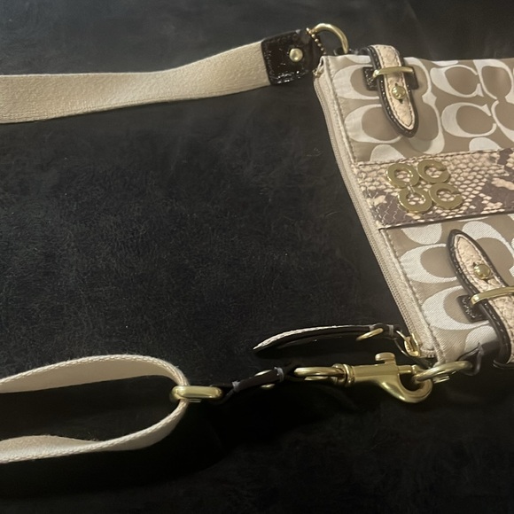 Coach Crossbody Purse with Python details - Picture 12 of 16